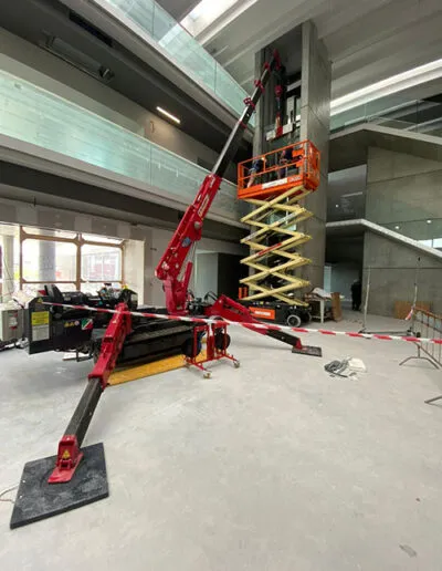 Montaggio ascensore minigru 376