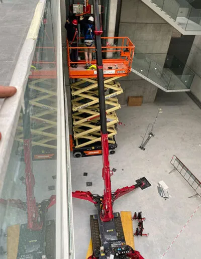 Montaggio ascensore minigru 376